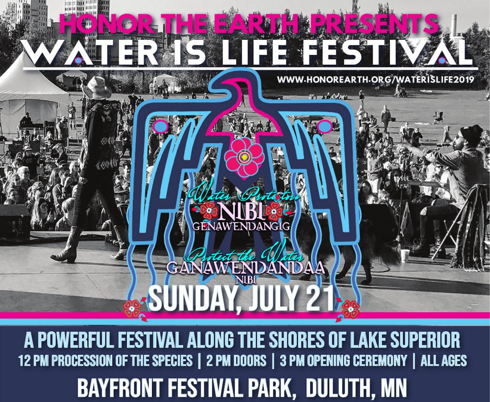 Honor the Earth Water is Life Festival 2019 Perfect Duluth Day