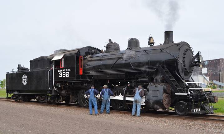 DM&IR #332 Steam Train Rides to Two Harbors