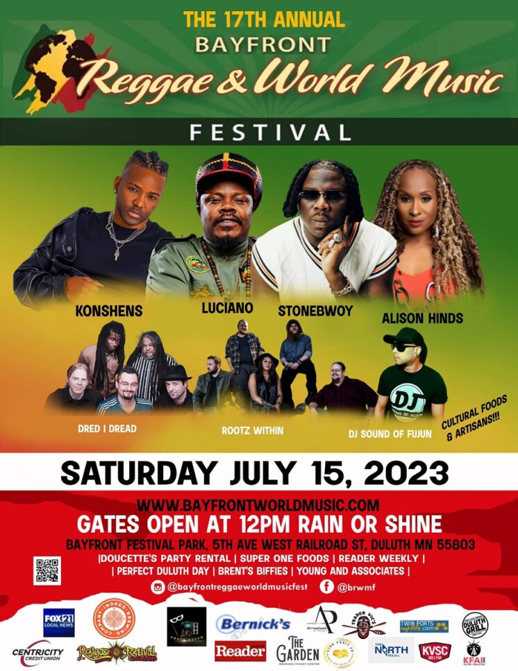 Bayfront Reggae & World Music Festival 2023 Perfect Duluth Day