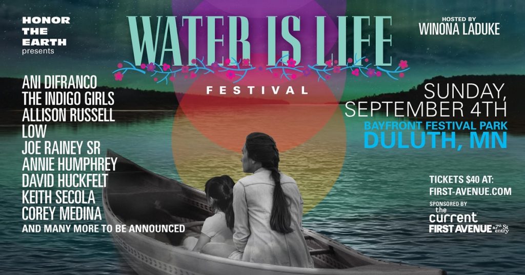 Honor the Earth's Water is Life Festival 2022 Perfect Duluth Day