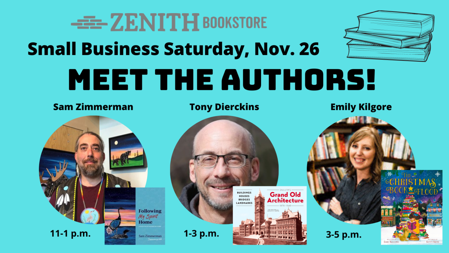 Meet the Authors: Sam Zimmerman, Tony Dierckins and Emily Kilgore ...