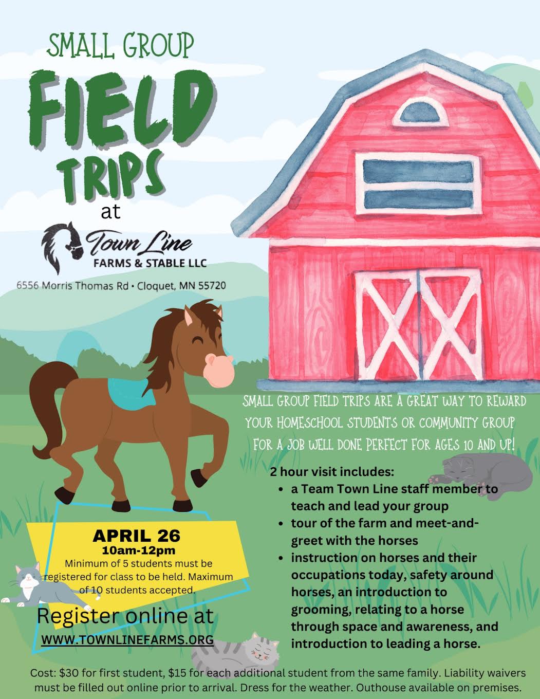 horse farm field trips