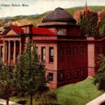 Postcard from Duluth’s Carnegie Library in 1914